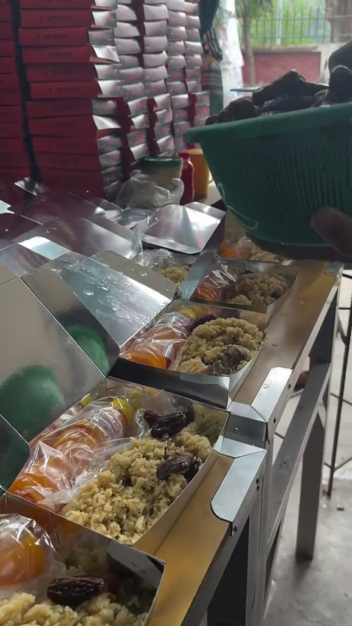 Iftar boxes being prepared for Ramadan Relief 2026